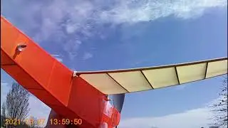 Zephyr Rubber-powered Airplane Test Flight 03 27 21