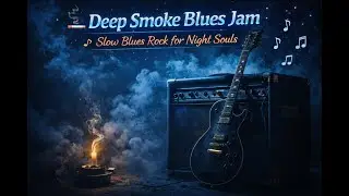 🚬 Deep Smoke Blues Jam | Slow Blues Rock for Night Souls