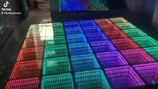Dance floor tile lights