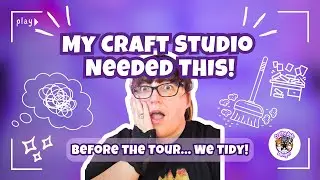 ✨ Craft Room Tidy + Studio Tour  - Declutter & Organise With Me ✨