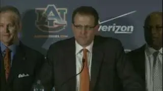 Auburn Press Conference- Gus Malzahn Introduced As New Football Coach (December 4, 2012)