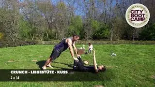 CityBootCamp - Outdoor Training - PartnerFit - CRUNCH - LIEGEST&Uuml;TZ - KUSS #CityBootCamp&nbsp;#panomago