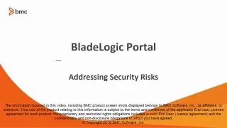 Security Operations with BladeLogic Portal