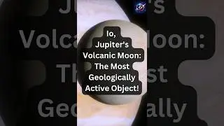 Io, Jupiter's Volcanic Moon: The Most Geologically Active Object!  #space #science #education #nasa