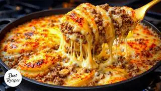 I Cook This Easy Potato & Ground Beef Dinner Again and Again! 😋 It&rsquo;s Always on Repeat!
