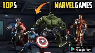 Top 5 BEST * MARVEL * Games For Android 🔥😍 || 2022 || 5 Best MARVEL Games For Android
