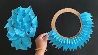 2 Unique Paper Flower Wall Hanging /Paper craft For Home Decoration /DIY Wall Decor / Easy Wall Mate