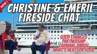 Christine Duffy & Emeril Lagasse Fireside Chat | Carnival Venezia | Food Changes, Menus, What's Next