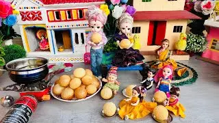 Radha's story part -521/রাধার বাড়িতে আজকে জুলি ফুচকা বানালো 🤤। putular golpo/putul khela