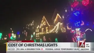 The cost of Christmas lights