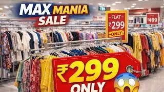 Max Fashion Shopping 🛍️ Under ₹299 | Worth It or Not? | Unbelievable Max Sale 😍| SunithaTeluguVlogs