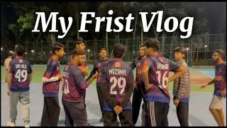 My first Vlog with my cricket team 