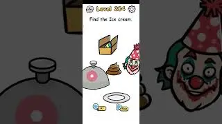Brain Crack Level 204 find the ice cream  #braintest #braingame #braincrac #games