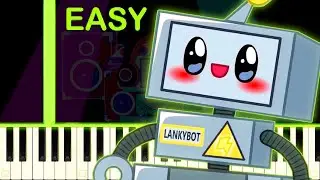 THE LANKYBOT SONG! 🎵 - EASY Piano Tutorial