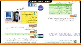 SCIENCE IJADAT, CHAPTER-6, URDU GRADE-8