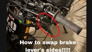 How to swap your brake levers sides#qlife #ebike #viral #surron#helpingothers #tutorial 