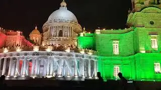 Indian Army light show at Victoria memorial kolkata