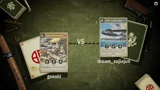 KARDS - Demolishing poor Catalina - Jp/Fra Mill vs Usa/Fin Shermans