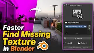 Faster Find Missing Textures in Blender (Add on)