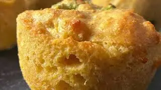 Air Fryer Cornbread without a Pan Recipe