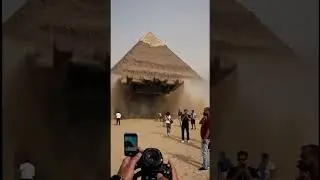 Shocking event at Egyptian pyramid