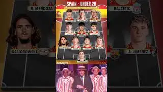 SPAIN - UNDER 20 IF THEY SELECTED ALL THEIR STAR PLAYERS