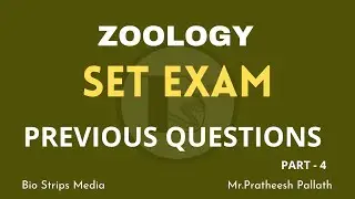 SET EXAM||ZOOLOGY||PREVIOUS QUESTIONS||PART-4