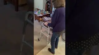 Mom walking 09/30/2022