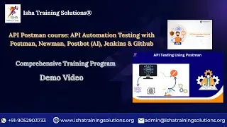 API Automation Testing  Demo on 20th Jan 2026.Pls contact or whatsapp us on +91-9052903733 to enroll