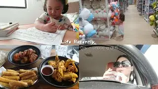 Life Recently: 🎒👧🏻 Audri's First School Day + Self Hair Coloring + Unboxing + Park 🎢 | Mitty Lao