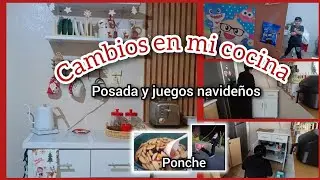 Nuevos cambios en mi cocina antes de navidad 🎄 jugando con mis hijos en vacaciones 