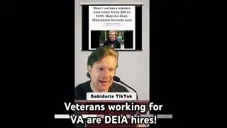 Veterans working for VA are DEI hires! #value #veterans #DEI #fypage