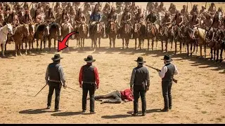 Outlaws Attack Weak Old Man. They Freeze When They See His Tribal Tattoo