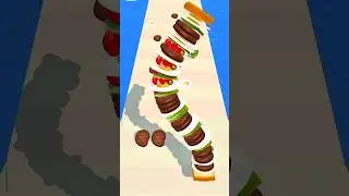 Sandwich Runner Short Gameplay | Satisfying Food Game #Shorts #Funny