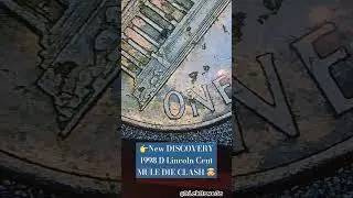 1998 D Lincoln Cent MULE DIE CLASH #DISCOVERY 🤯