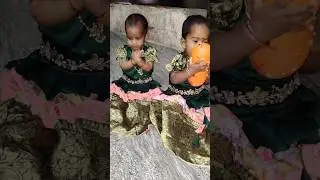 andhamaina kundhanala bommara song#sanvihanvi#cute baby#twin babies#baby girl#shorts#viral#trending