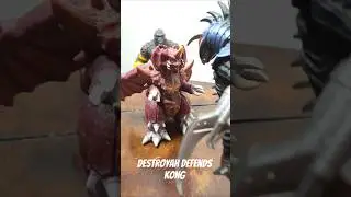 DESTROYAH DEFENDS KONG | #shorts #godzillamemes #foryou #godzillaxkongsupernova #kong #gigan
