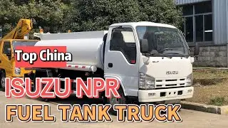 ISUZU NPR 5000 Liters Refuel Tank Truck with Receipt Print Dispenser