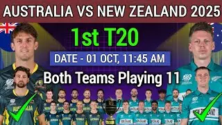 NZ VS AUS 1st T20 Final Playing 11 | AUS VS NZ  Playing 11 | New Zealand VS Australia Playing 11
