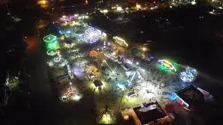 Aerial capture of Olmsted County fair