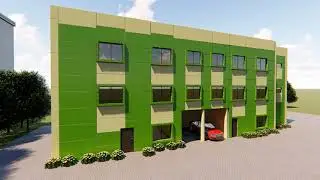 Hamdard Factory Front Elevation Redesign