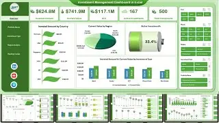 Investment Management Dashboard in Excel