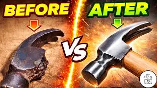 Restoration of an Old Hammer | Rusty Tool Restoration