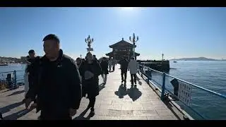 [vlog]중국 칭다오 잔교 방문 (무편집본)