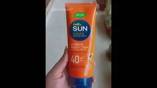 ✨ Joy Sunscreen Spf 40 PA+++ Review ✨ Check the Description for more details ⬇️ #shorts #viralvideo