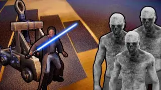 20,000,000 ZOMBIES vs 150,000 JEDI KNIGHTS + 1,000 CATAPULTS | UEBS 2