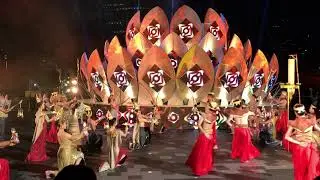 ICONSIAM- THE LIGHT OF SIAM SHOW PERFORMANCE. BANGKOK, THAILAND