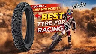 Best tyre for racing , off-roading | MRF MGP MOCROSS 120/80-17 TT | Tyre Review I Bahubali Tyres