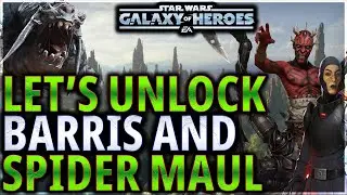 TIME TO UNLOCK INQUISITOR BARRISS AND MAYBE EVEN SPIDER MAUL? #swgoh #galaxyofheroes