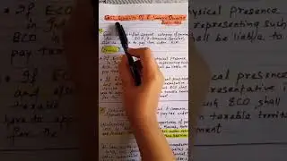GST Liability of E-commerce Operator (ECO) Sec-9(5) #youtubeshorts #studyvlog